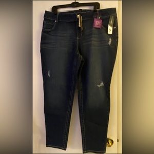 Women’s Jean’s-Lane Bryant Distressed Skinny Leg-NWT